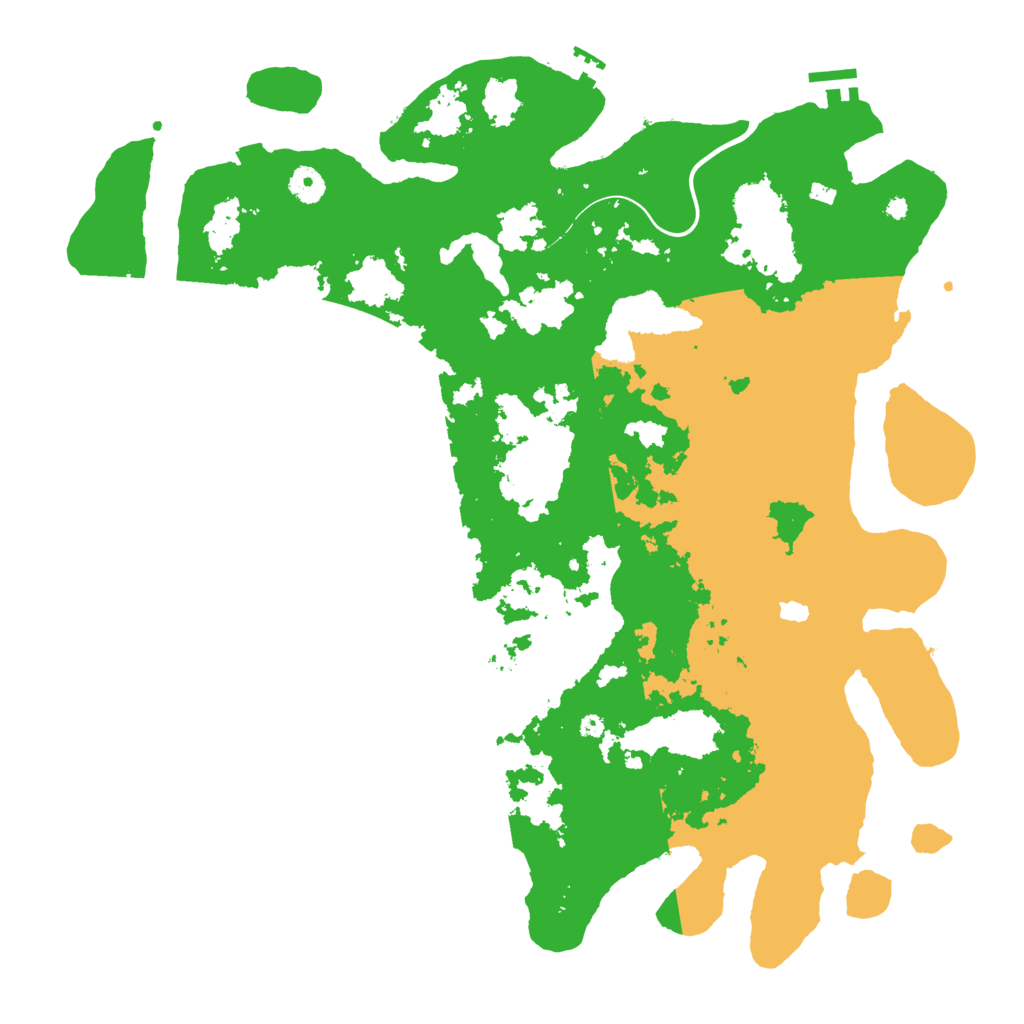 Biome Rust Map: Procedural Map, Size: 4300, Seed: 1397951036