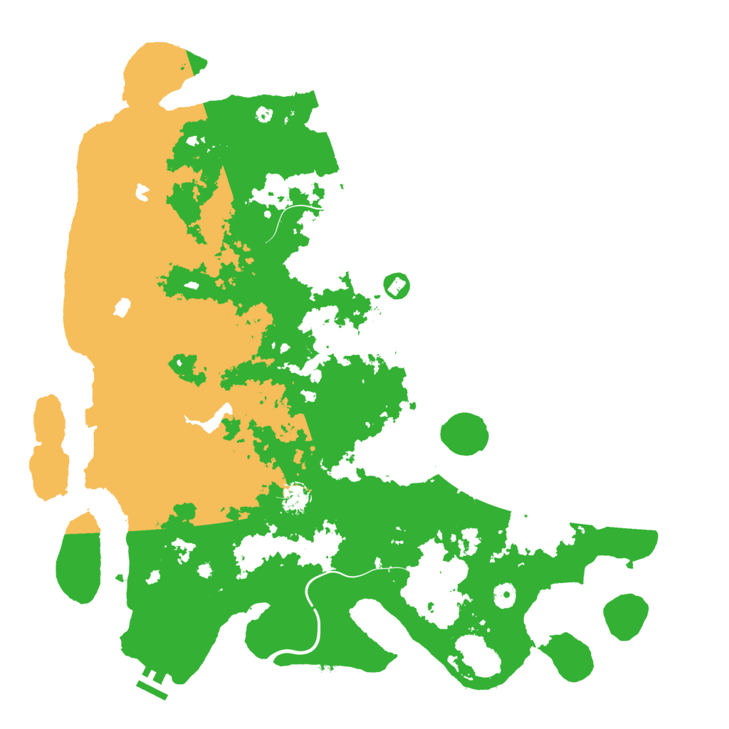 Biome Rust Map: Procedural Map, Size: 4500, Seed: 5276164