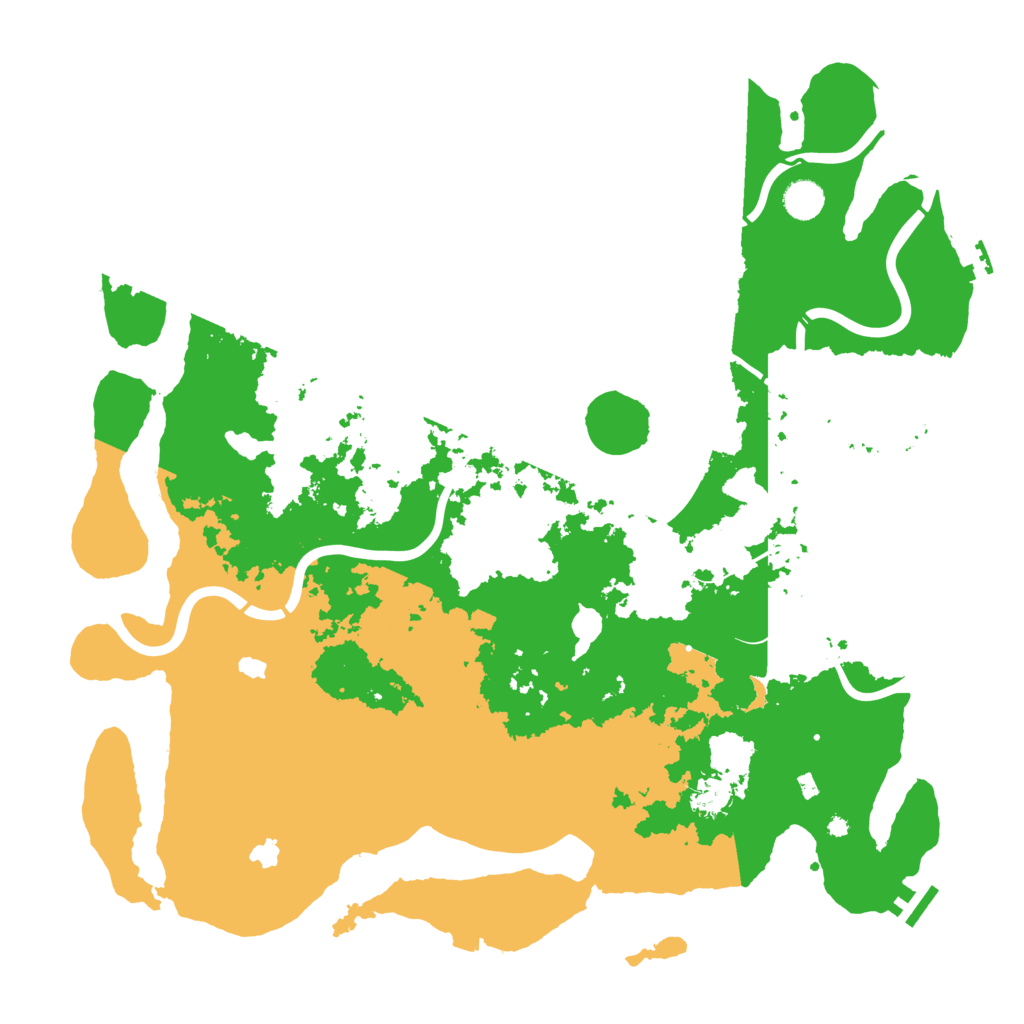 Biome Rust Map: Procedural Map, Size: 4500, Seed: 4637892