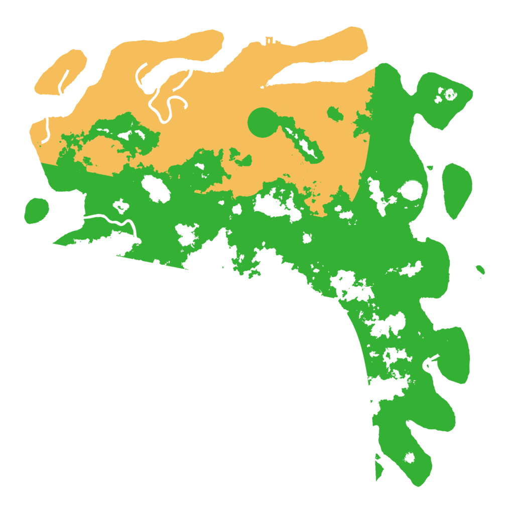 Biome Rust Map: Procedural Map, Size: 4500, Seed: 2414341