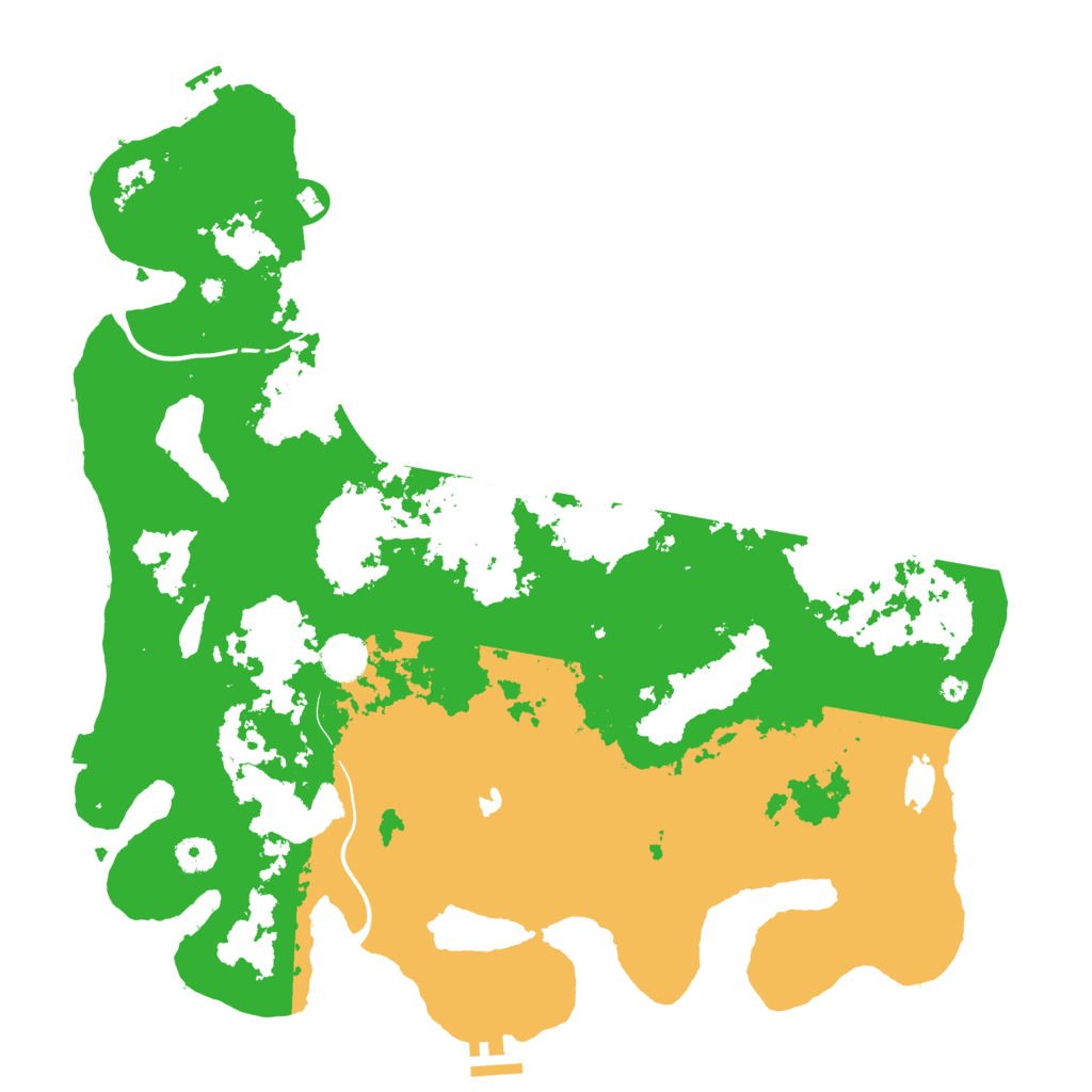 Biome Rust Map: Procedural Map, Size: 4250, Seed: 8854764