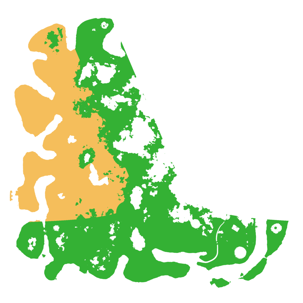 Biome Rust Map: Procedural Map, Size: 4500, Seed: 5164167