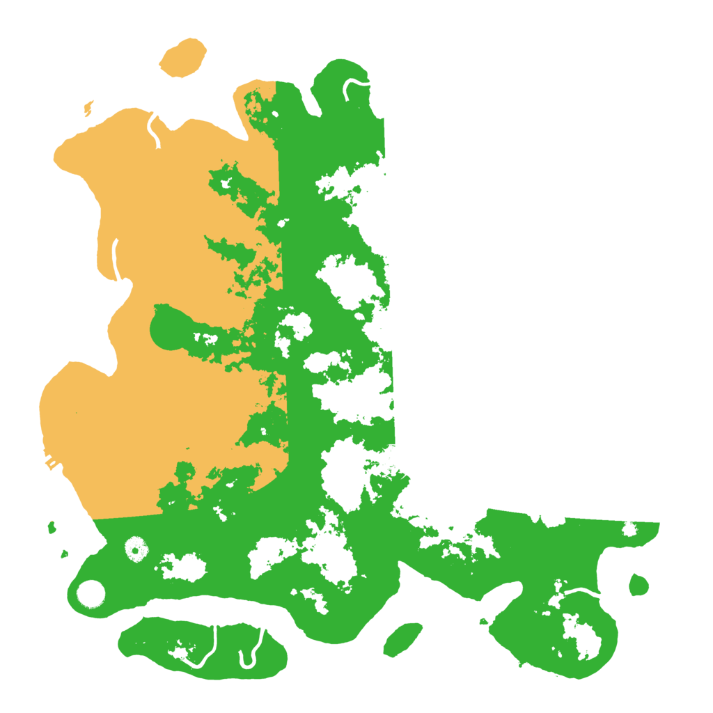Biome Rust Map: Procedural Map, Size: 4500, Seed: 5436207