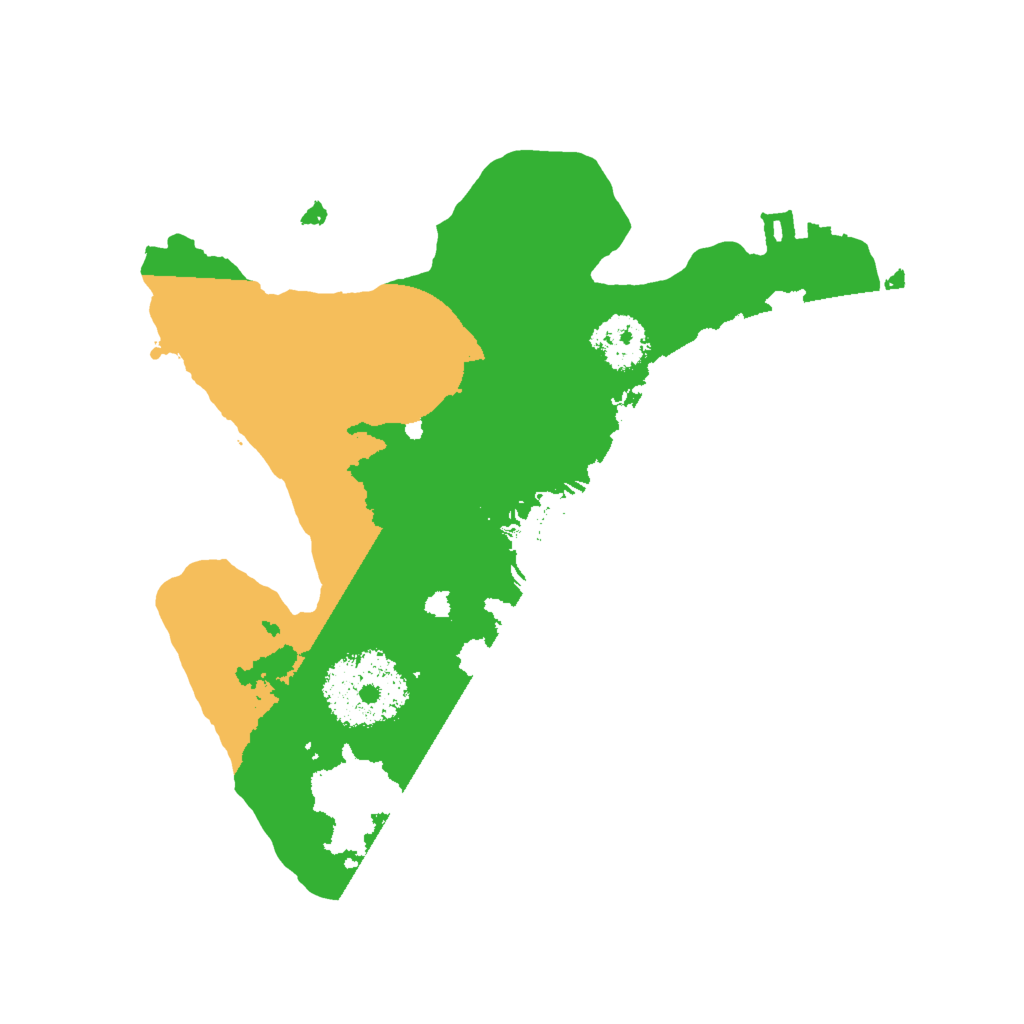 Biome Rust Map: Procedural Map, Size: 2000, Seed: 324565