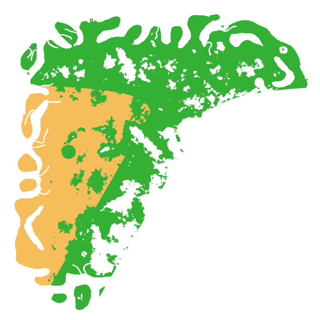 Biome Rust Map: Procedural Map, Size: 6000, Seed: 2481