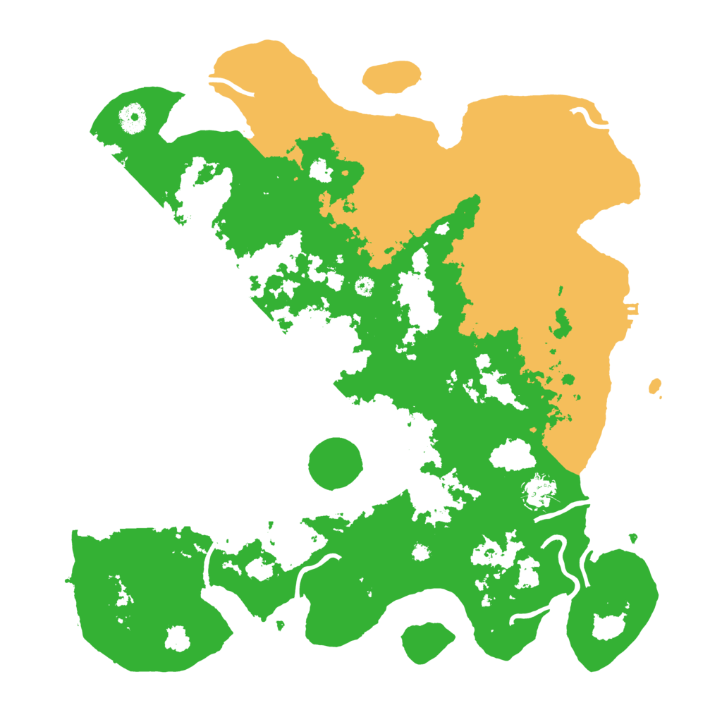Biome Rust Map: Procedural Map, Size: 3800, Seed: 92915635