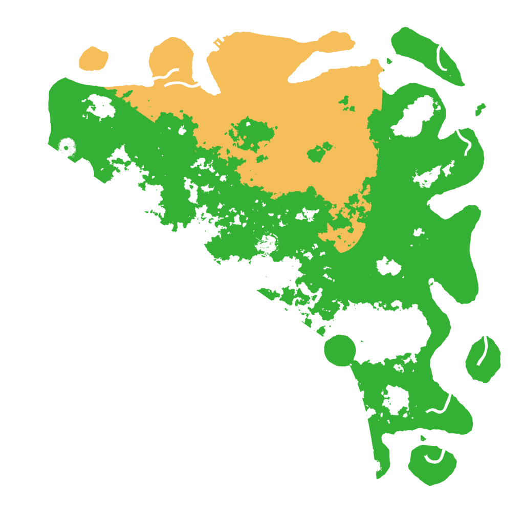 Biome Rust Map: Procedural Map, Size: 4500, Seed: 4090291