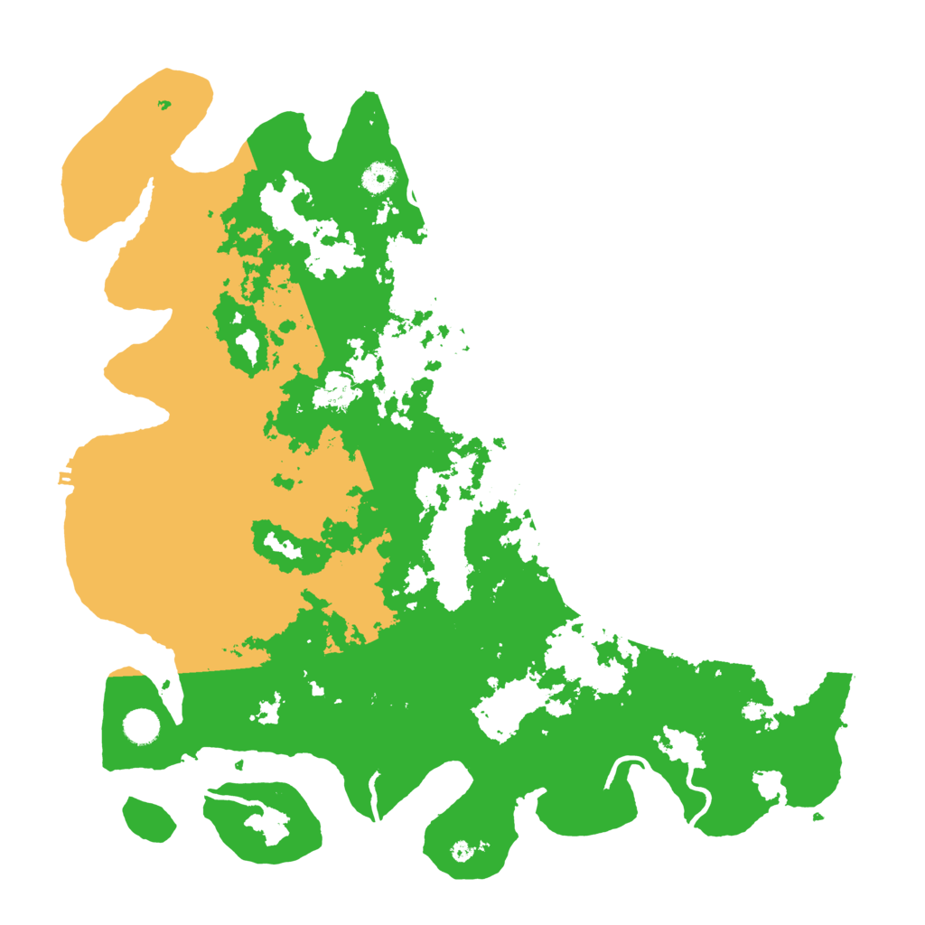 Biome Rust Map: Procedural Map, Size: 4500, Seed: 4150659