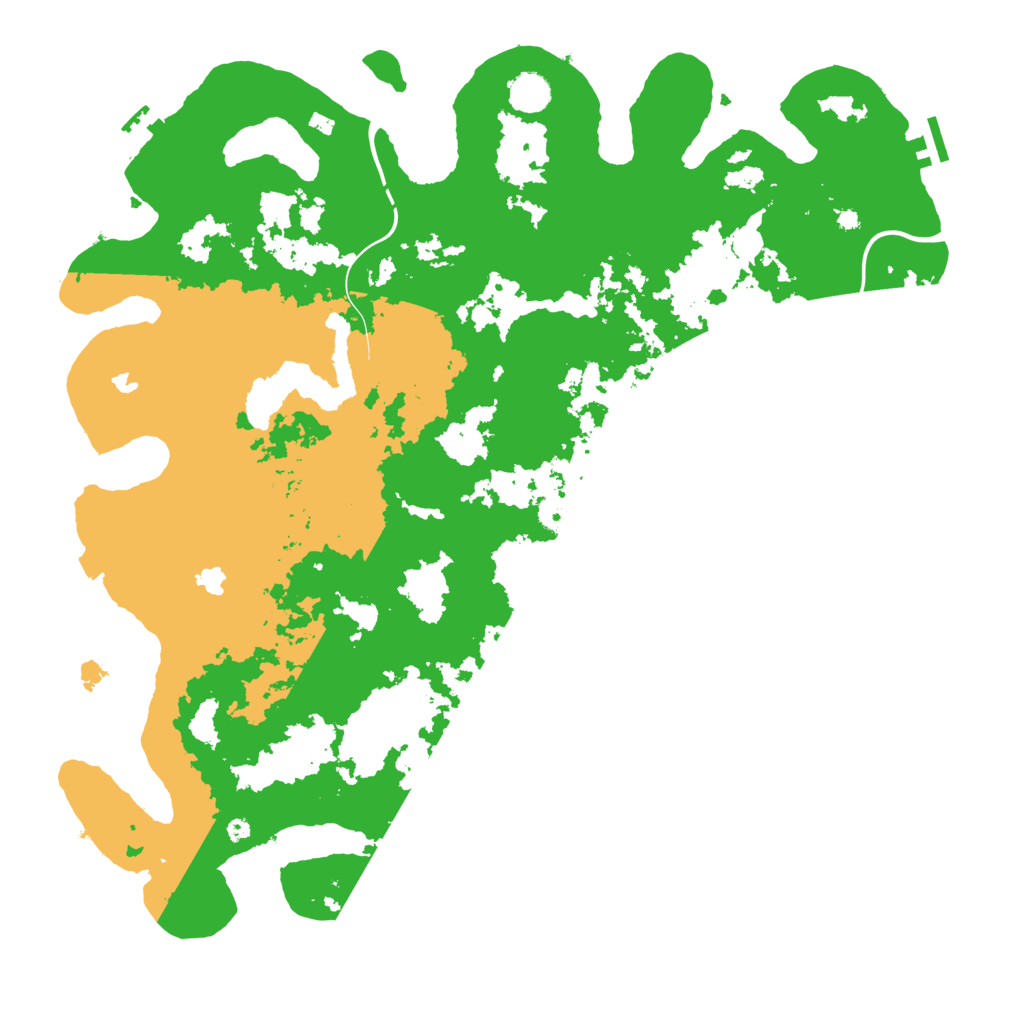 Biome Rust Map: Procedural Map, Size: 4500, Seed: 3679054
