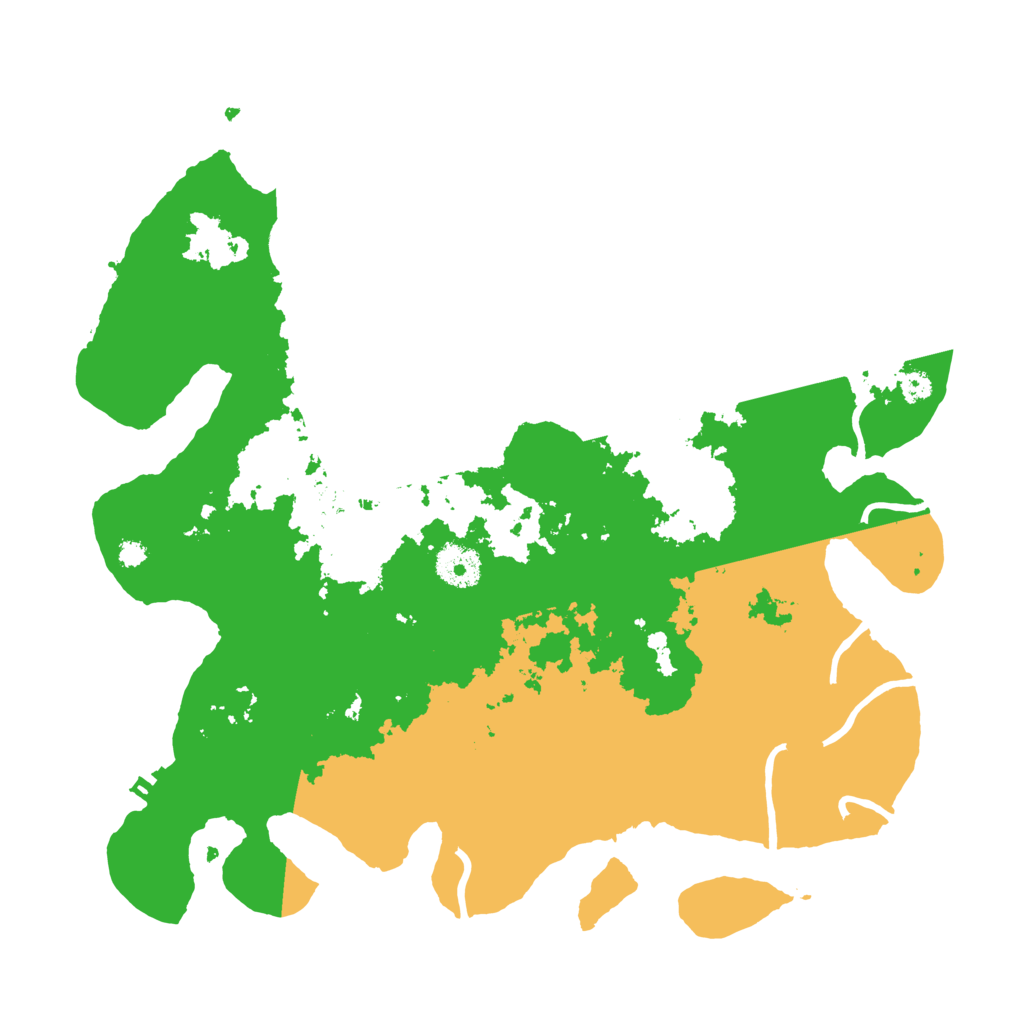 Biome Rust Map: Procedural Map, Size: 3500, Seed: 374