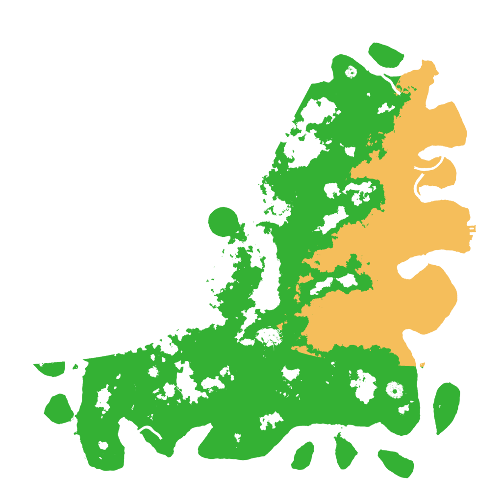 Biome Rust Map: Procedural Map, Size: 4500, Seed: 4117978