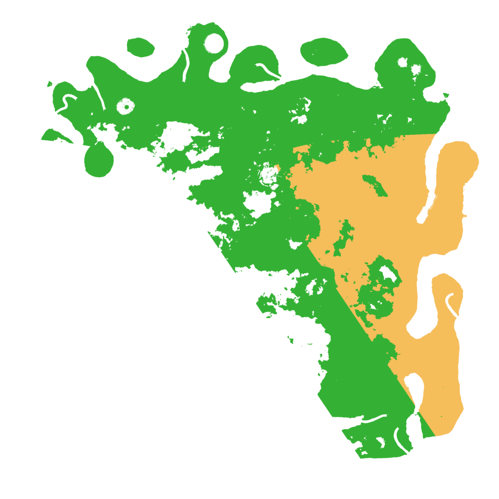 Biome Rust Map: Procedural Map, Size: 4500, Seed: 6182635
