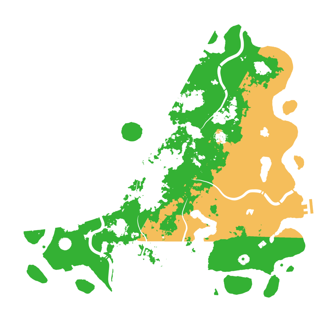 Biome Rust Map: Procedural Map, Size: 4500, Seed: 3167974