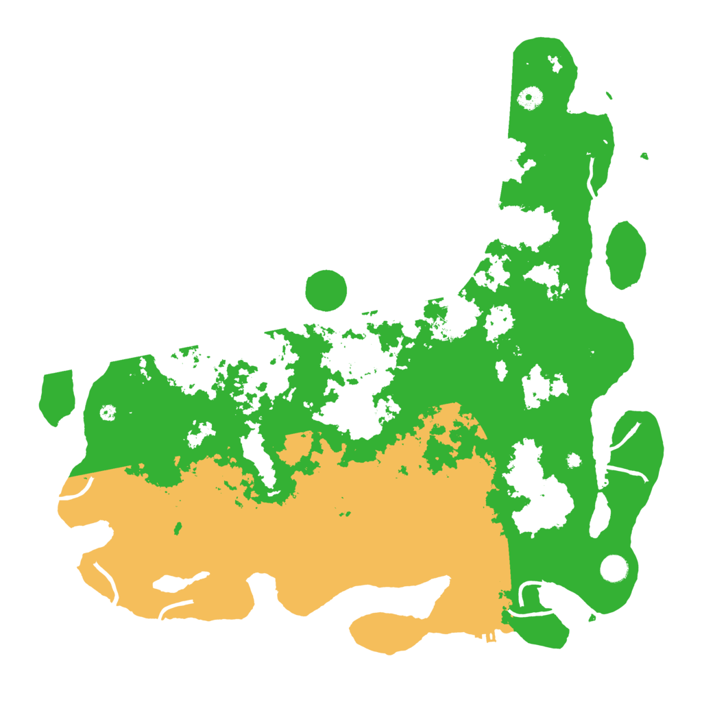 Biome Rust Map: Procedural Map, Size: 4500, Seed: 1259970