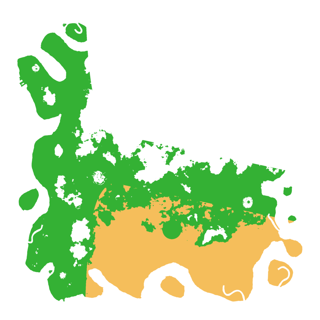 Biome Rust Map: Procedural Map, Size: 4500, Seed: 3842995