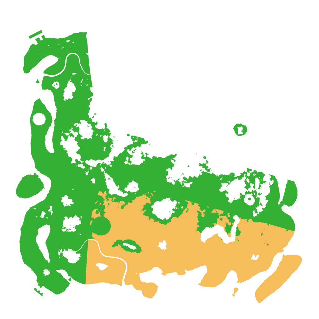 Biome Rust Map: Procedural Map, Size: 4500, Seed: 5798616