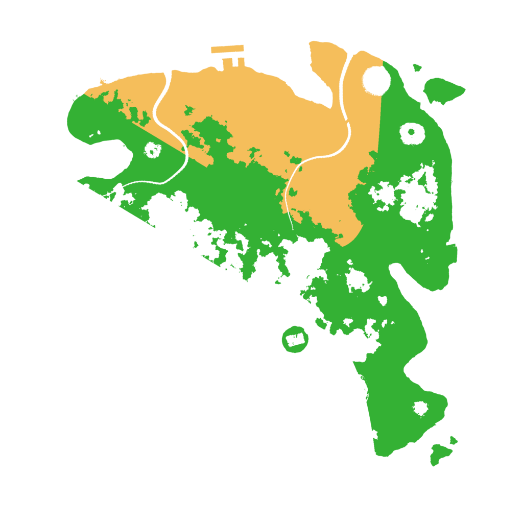 Biome Rust Map: Procedural Map, Size: 3250, Seed: 4303969