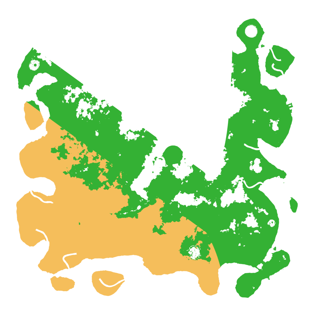 Biome Rust Map: Procedural Map, Size: 4500, Seed: 3924055