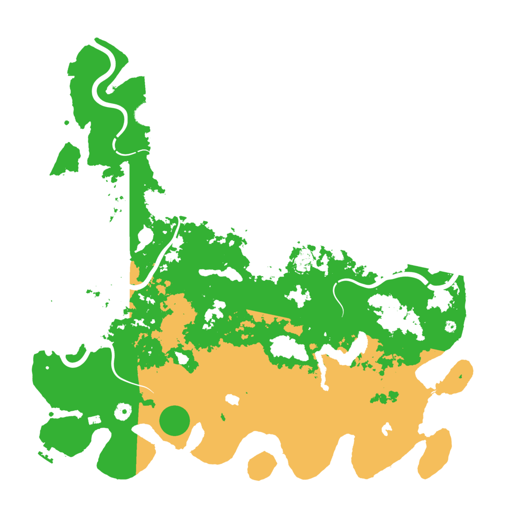 Biome Rust Map: Procedural Map, Size: 4500, Seed: 4523787