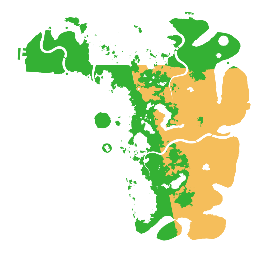 Biome Rust Map: Procedural Map, Size: 4500, Seed: 2485828