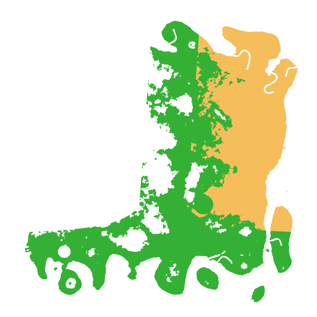 Biome Rust Map: Procedural Map, Size: 4500, Seed: 4117820