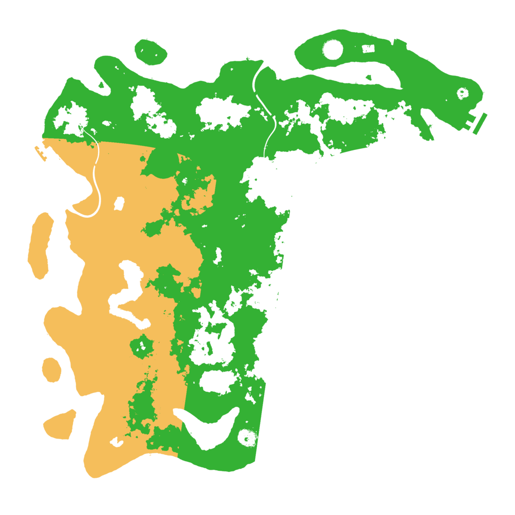 Biome Rust Map: Procedural Map, Size: 4500, Seed: 5883432