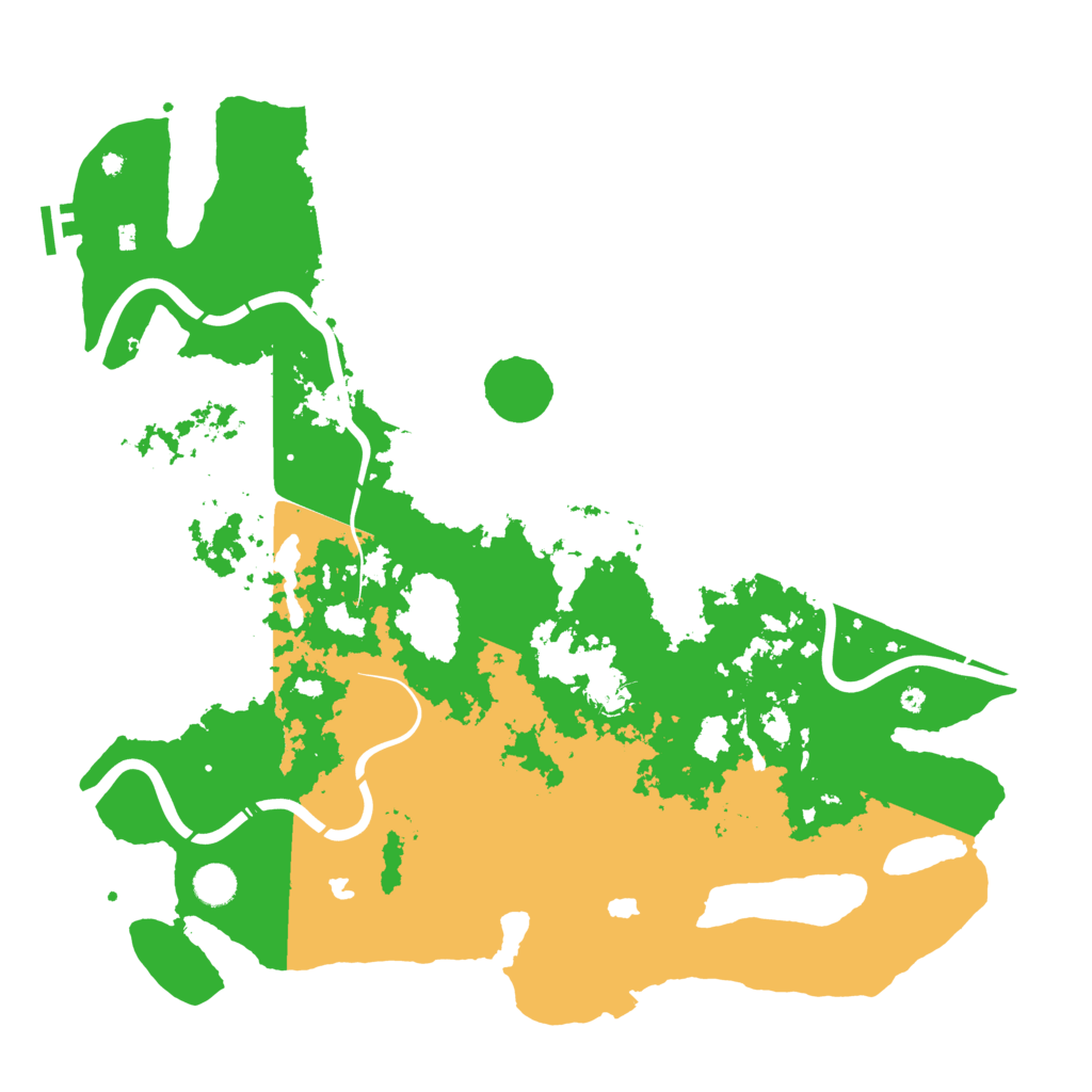 Biome Rust Map: Procedural Map, Size: 4500, Seed: 4785281