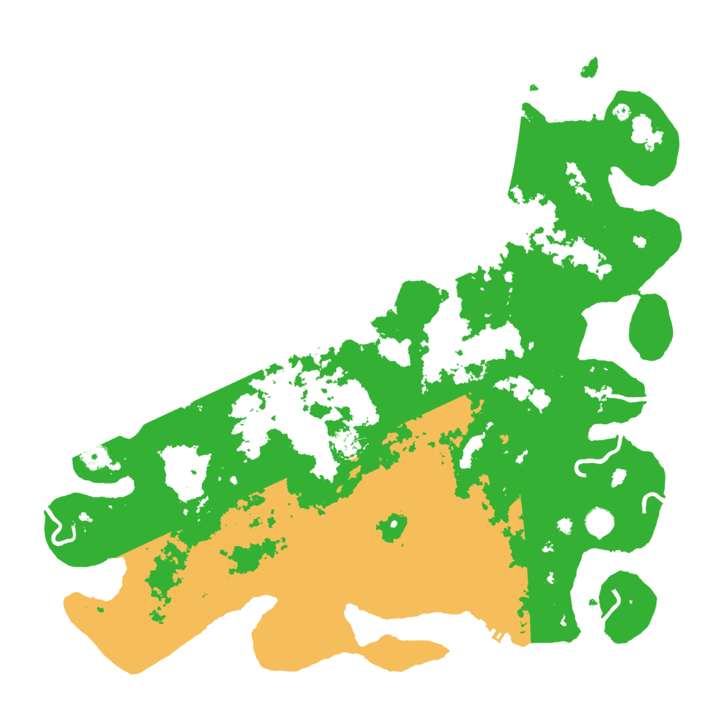 Biome Rust Map: Procedural Map, Size: 4500, Seed: 825816