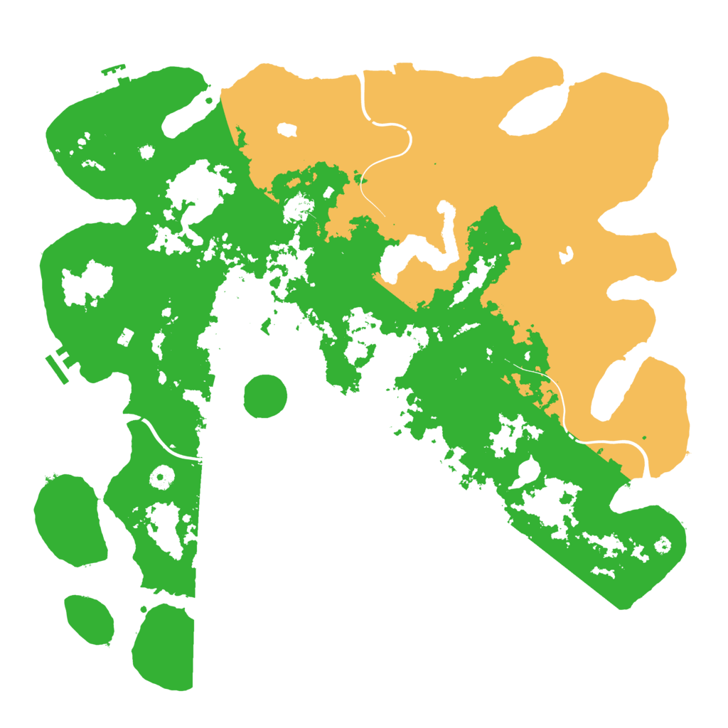 Biome Rust Map: Procedural Map, Size: 4500, Seed: 4349149