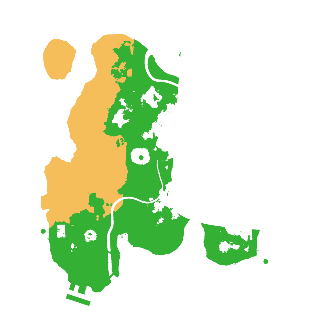 Biome Rust Map: Procedural Map, Size: 2600, Seed: 979979