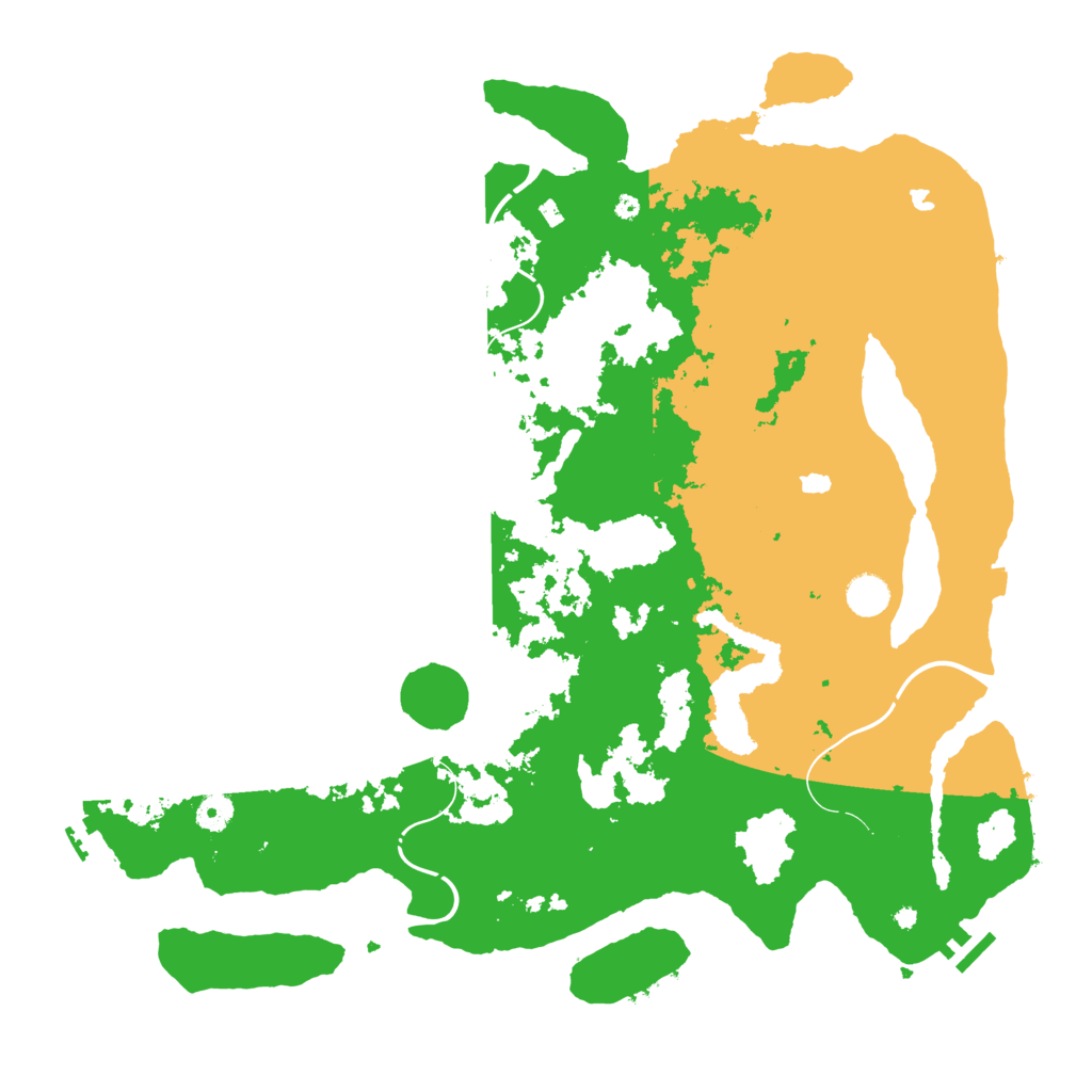 Biome Rust Map: Procedural Map, Size: 4500, Seed: 190778