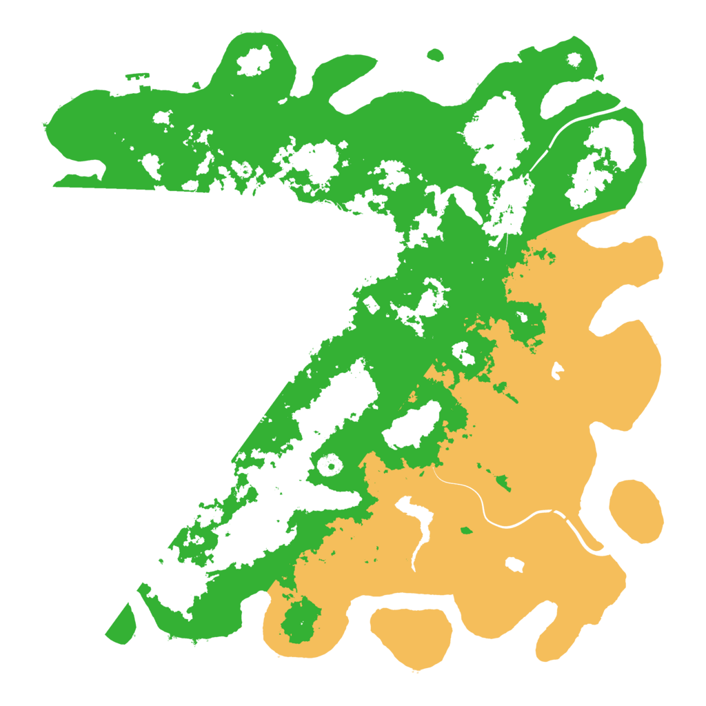 Biome Rust Map: Procedural Map, Size: 4500, Seed: 3963729