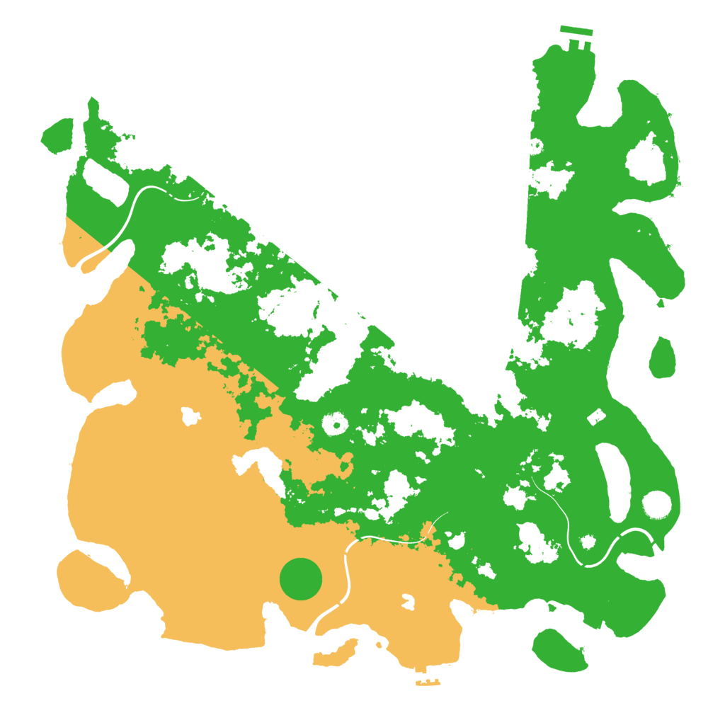 Biome Rust Map: Procedural Map, Size: 4500, Seed: 2741044