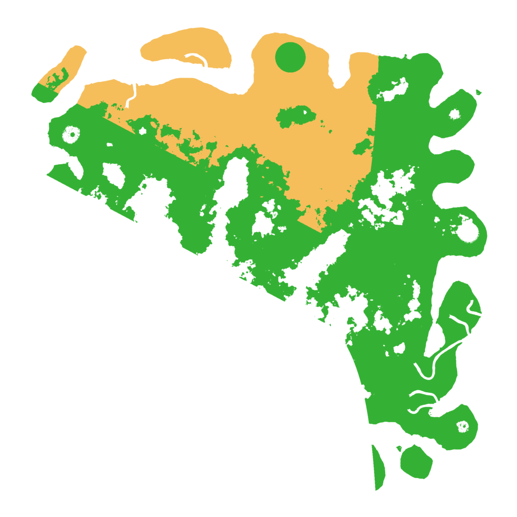 Biome Rust Map: Procedural Map, Size: 4500, Seed: 367892