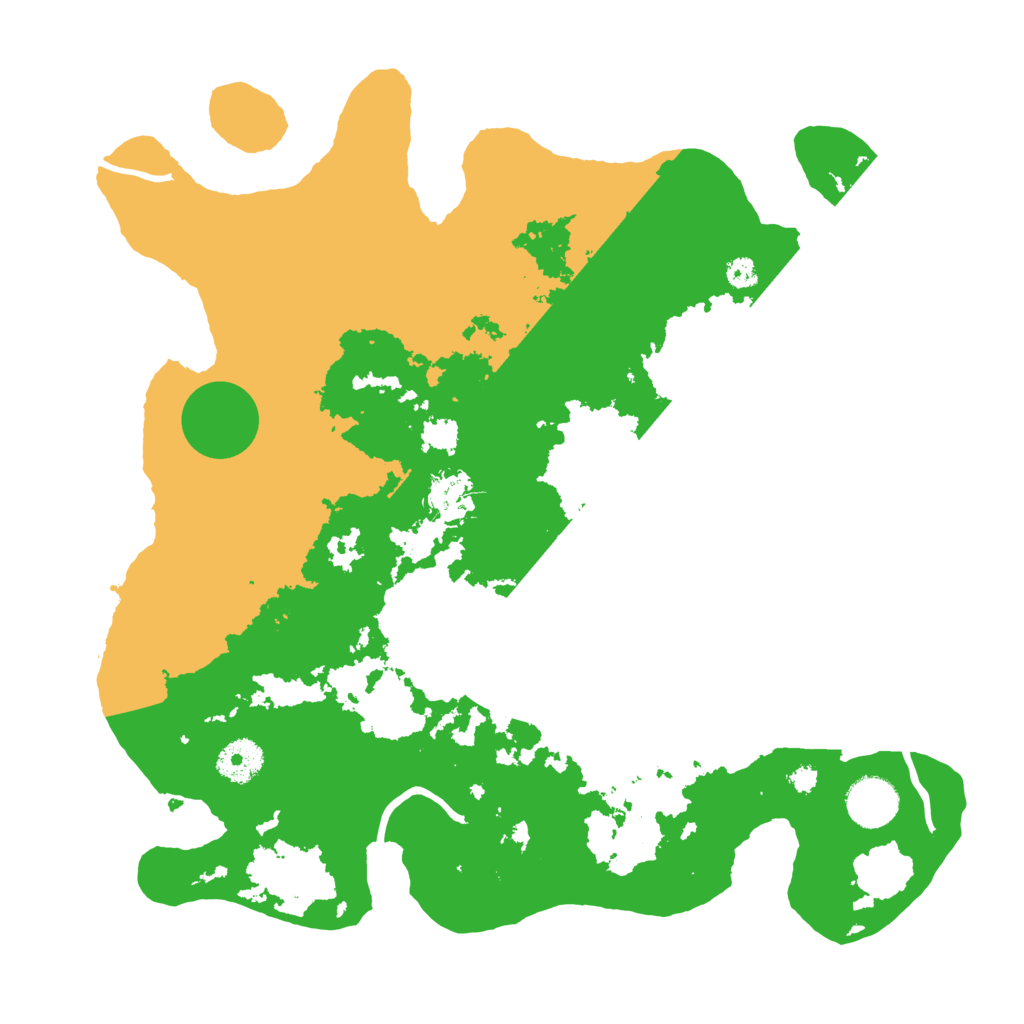 Biome Rust Map: Procedural Map, Size: 3500, Seed: 143795514