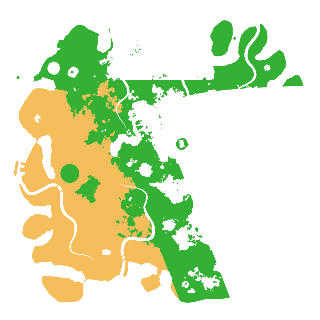 Biome Rust Map: Procedural Map, Size: 4500, Seed: 3739982