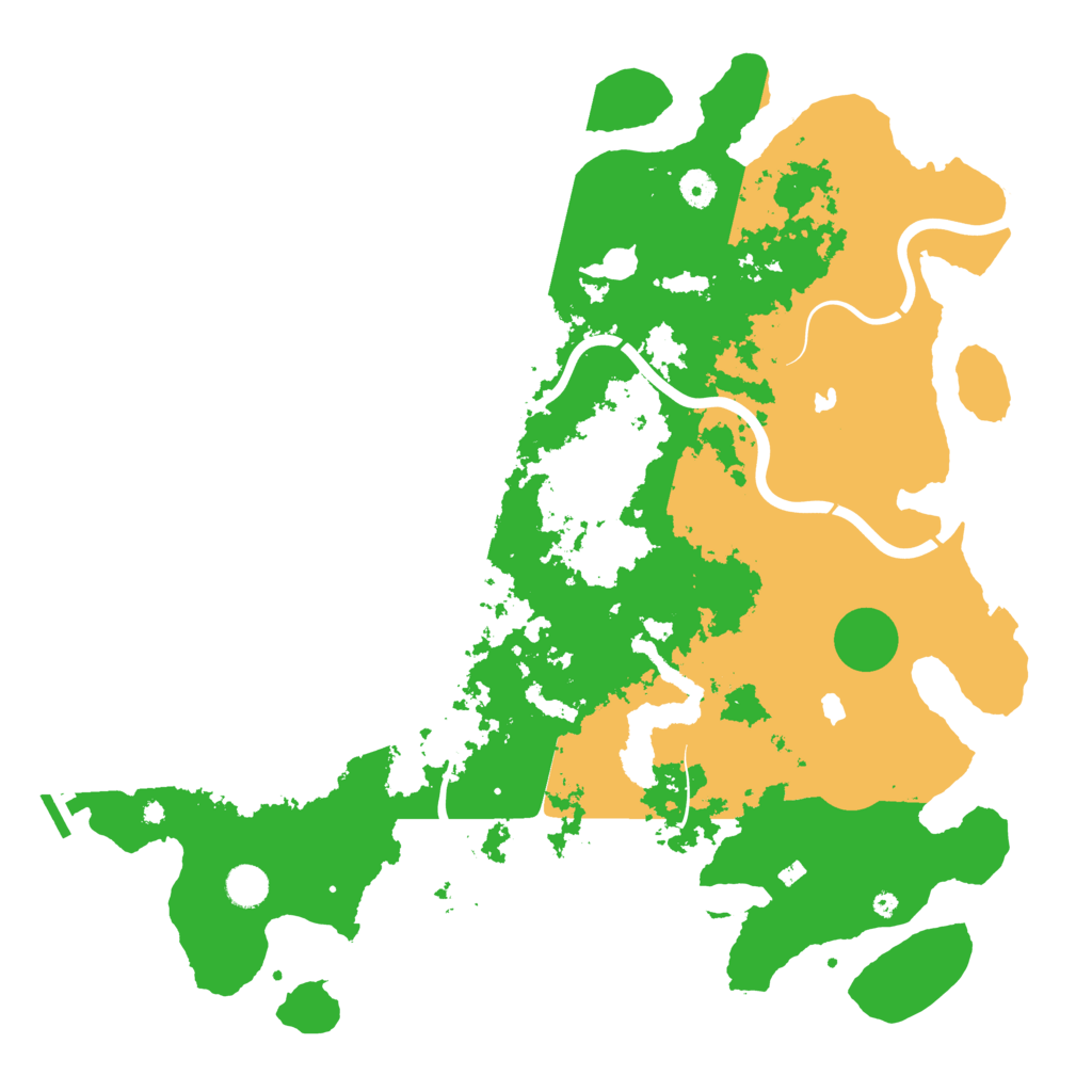 Biome Rust Map: Procedural Map, Size: 4500, Seed: 5342173
