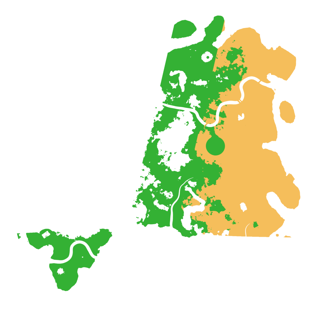 Biome Rust Map: Procedural Map, Size: 4500, Seed: 5342173