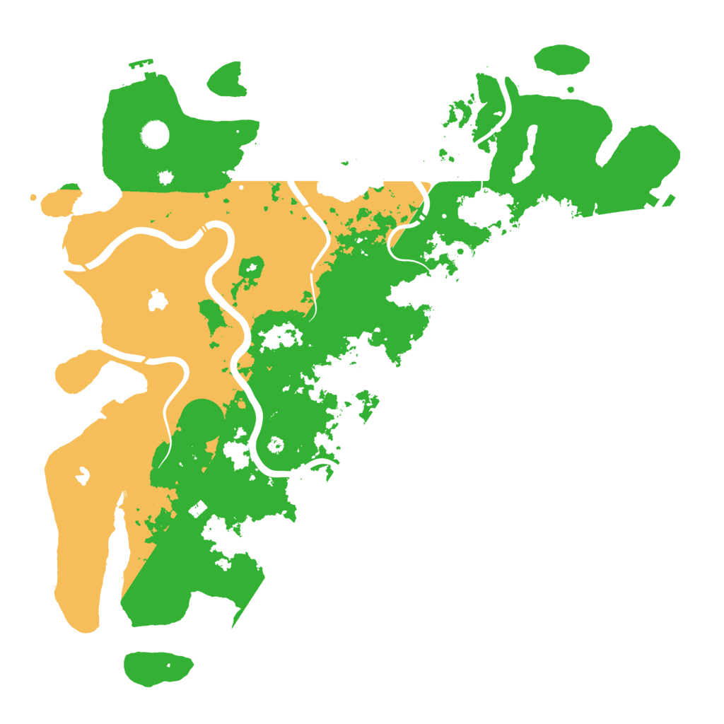 Biome Rust Map: Procedural Map, Size: 4500, Seed: 996907