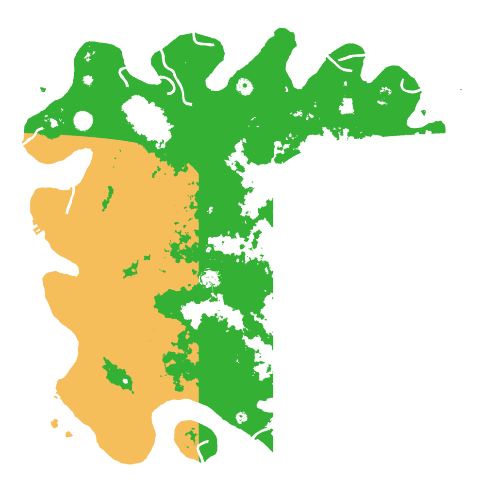Biome Rust Map: Procedural Map, Size: 4500, Seed: 1366924