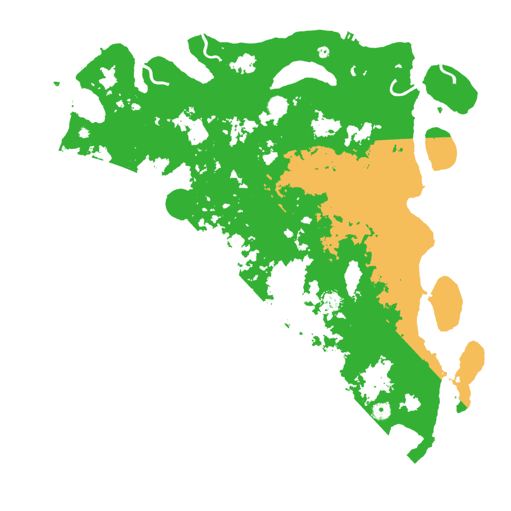 Biome Rust Map: Procedural Map, Size: 4500, Seed: 5329495