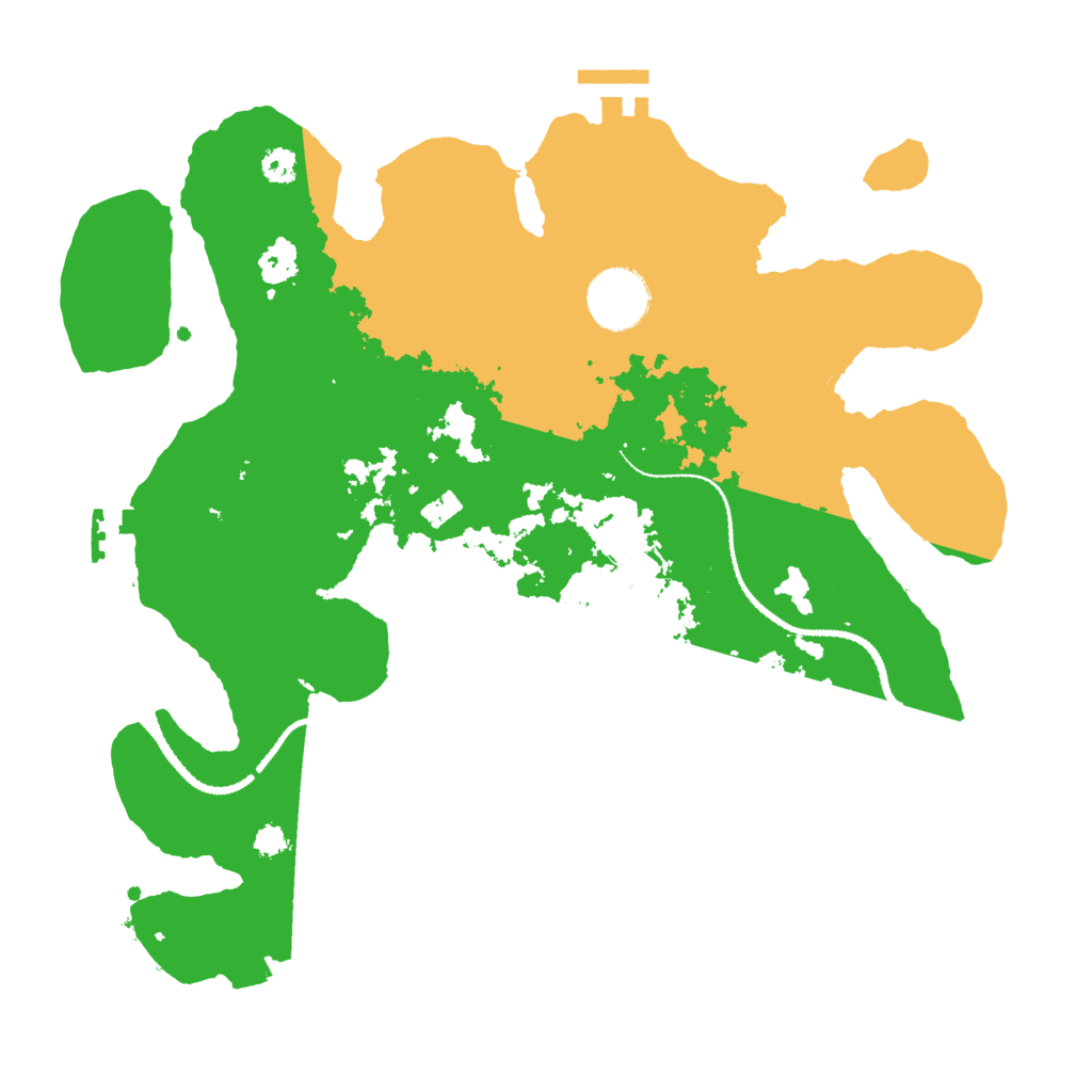 Biome Rust Map: Procedural Map, Size: 3100, Seed: 4274