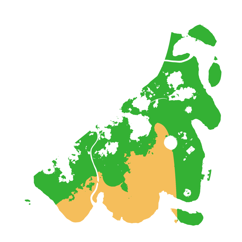 Biome Rust Map: Procedural Map, Size: 3250, Seed: 2002628