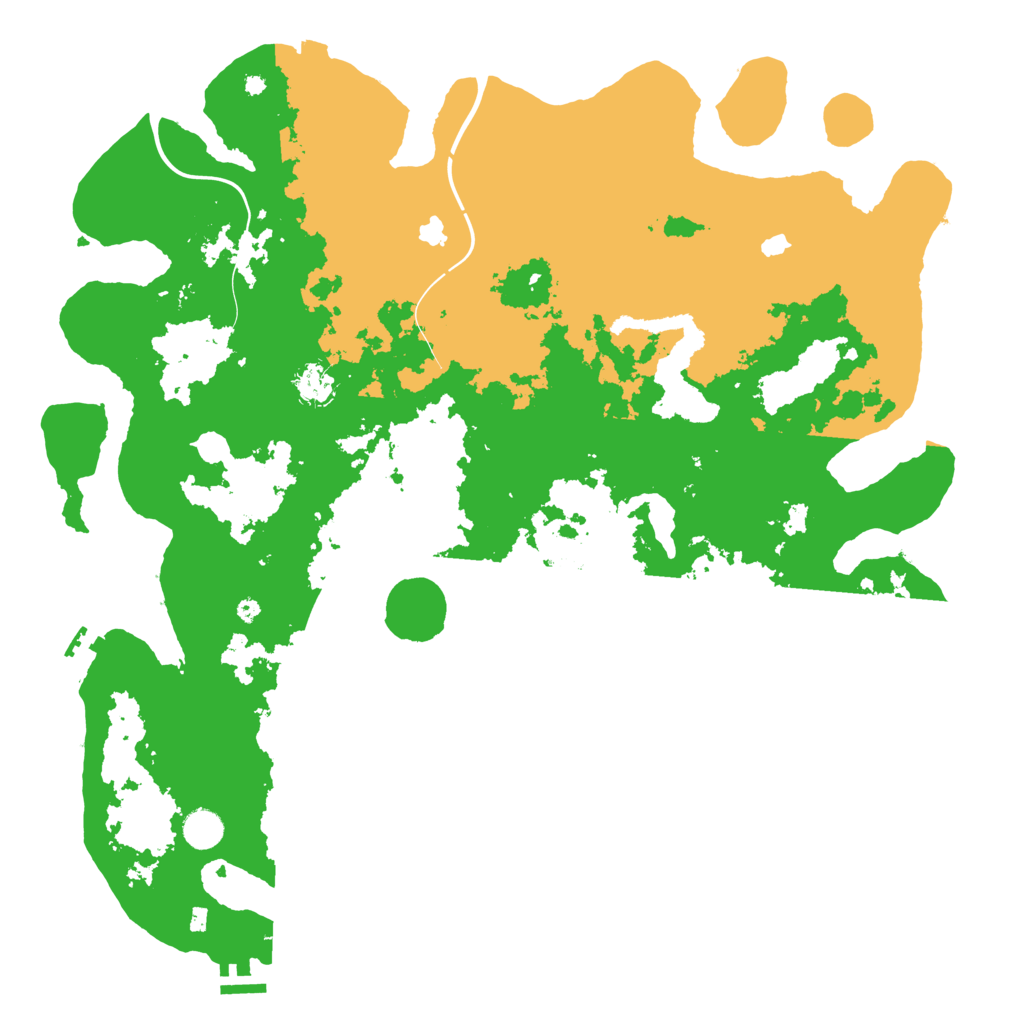 Biome Rust Map: Procedural Map, Size: 4500, Seed: 4536094