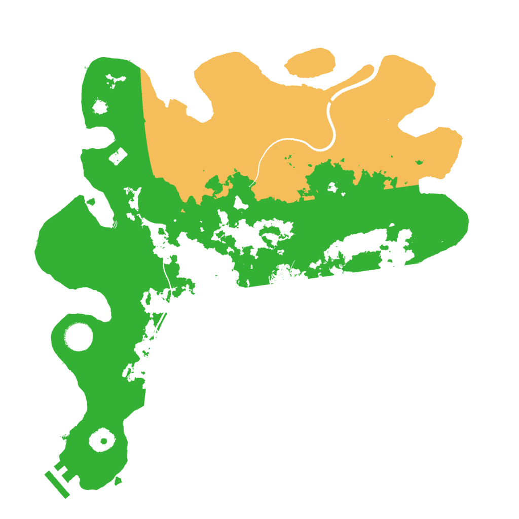 Biome Rust Map: Procedural Map, Size: 3250, Seed: 5245965