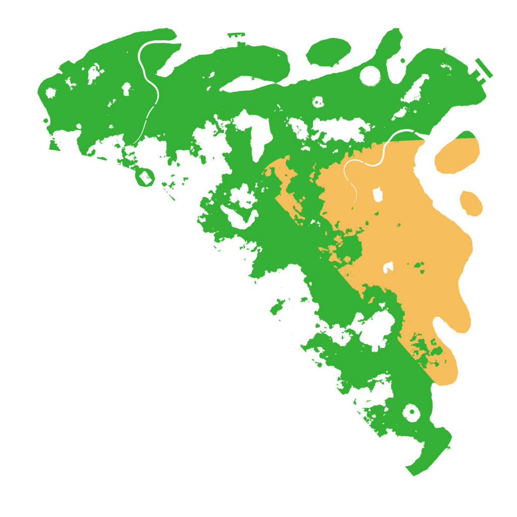 Biome Rust Map: Procedural Map, Size: 4500, Seed: 22005