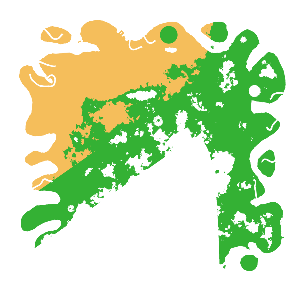 Biome Rust Map: Procedural Map, Size: 4500, Seed: 6460593