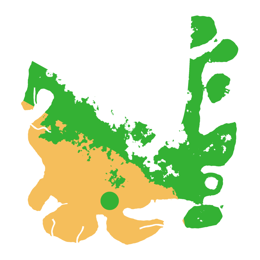 Biome Rust Map: Procedural Map, Size: 3750, Seed: 5253541