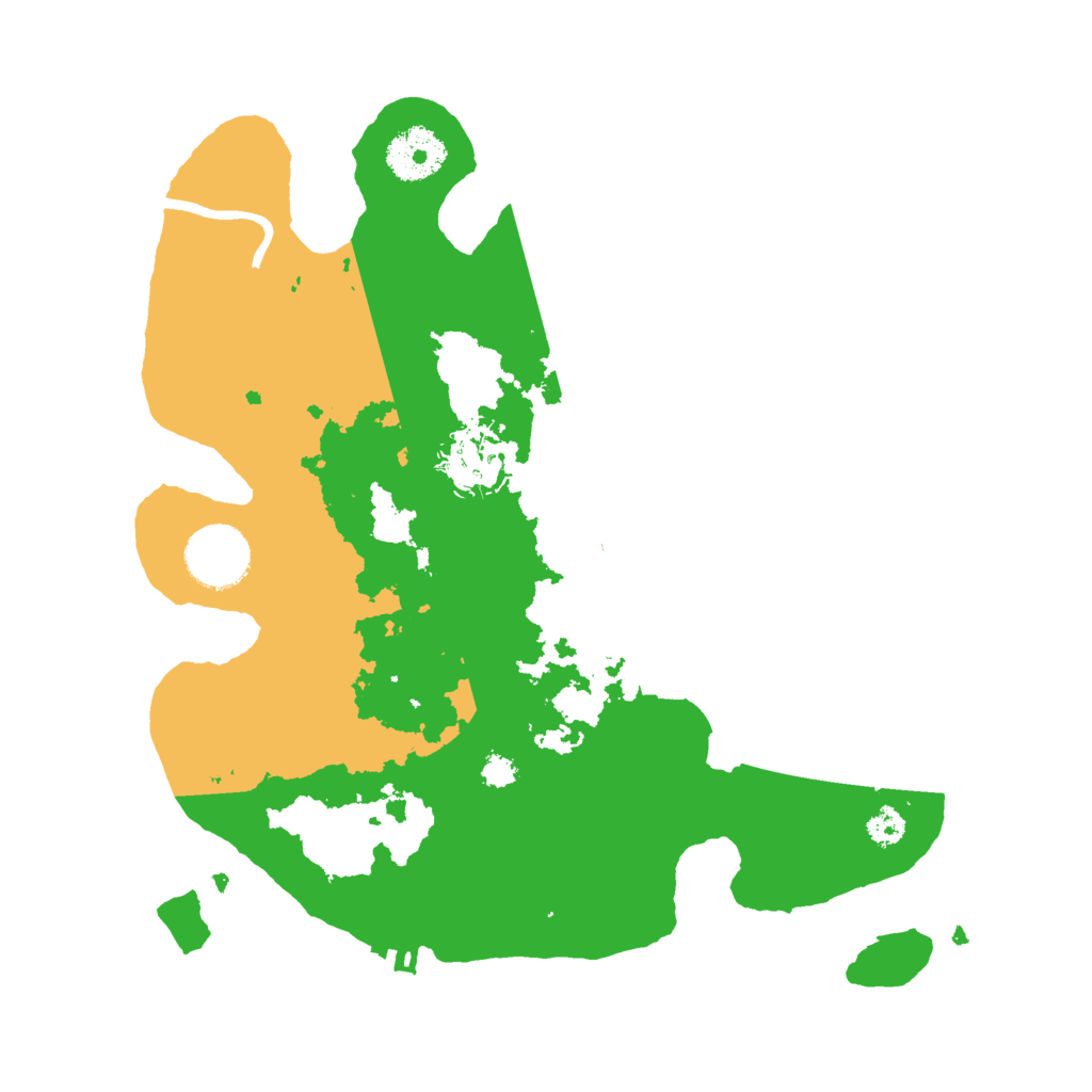 Biome Rust Map: Procedural Map, Size: 3000, Seed: 14422542