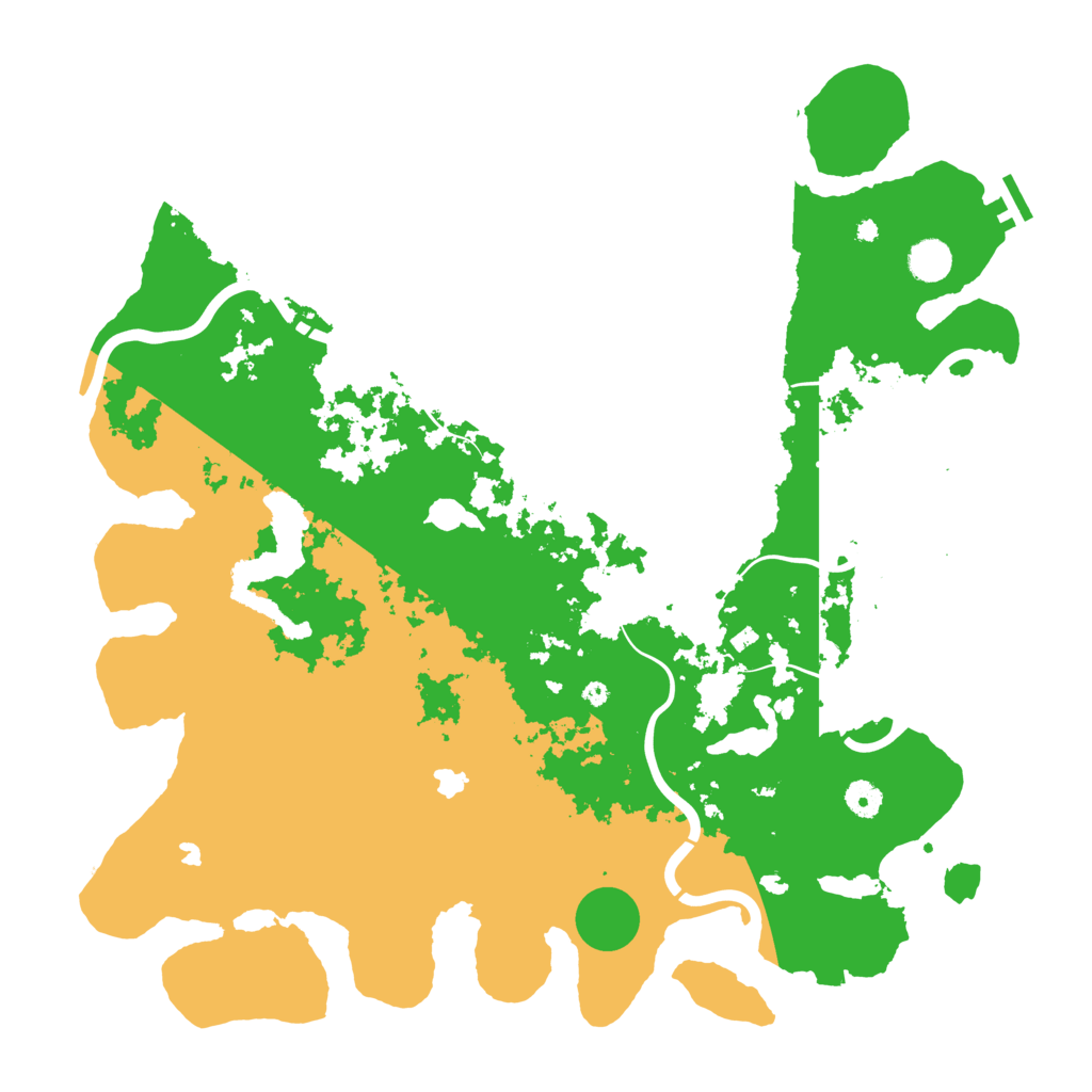 Biome Rust Map: Procedural Map, Size: 4500, Seed: 5005656